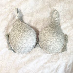 Victoria’s Secret PINK bra push up wear everywhere grey 38D